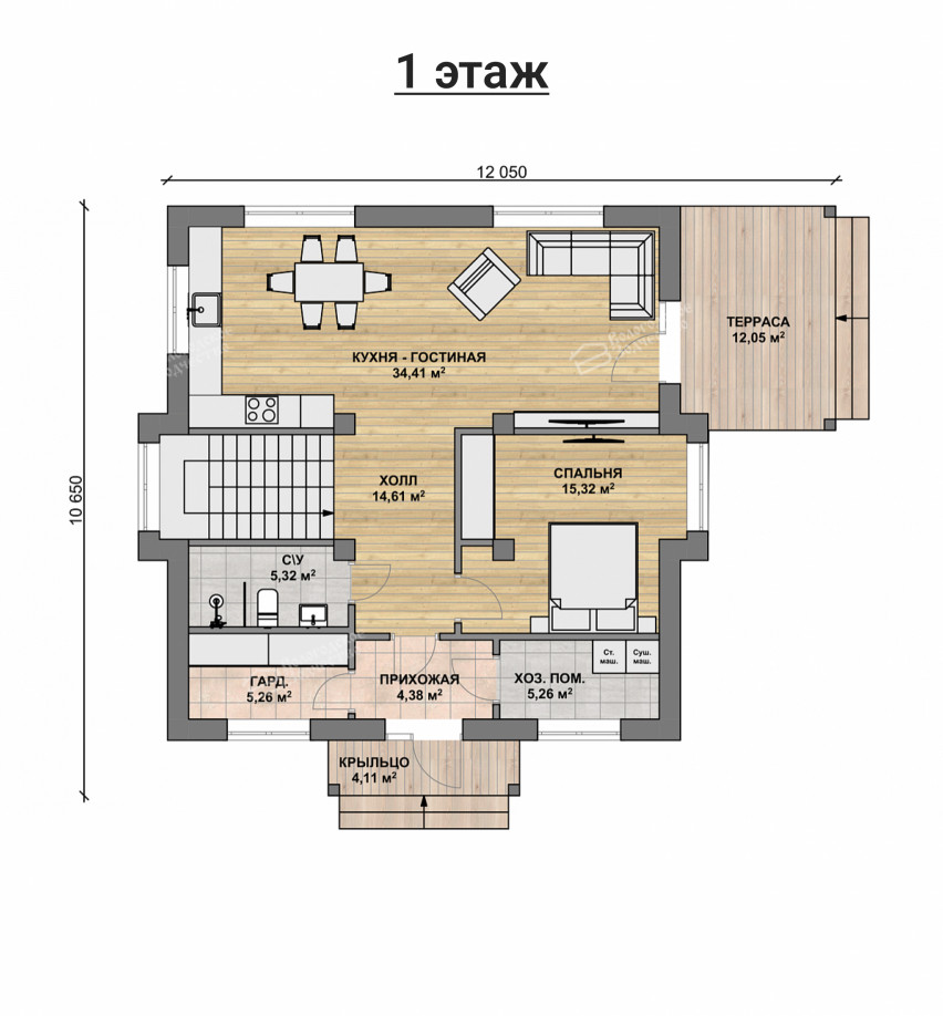 Дом из камня VZ-782